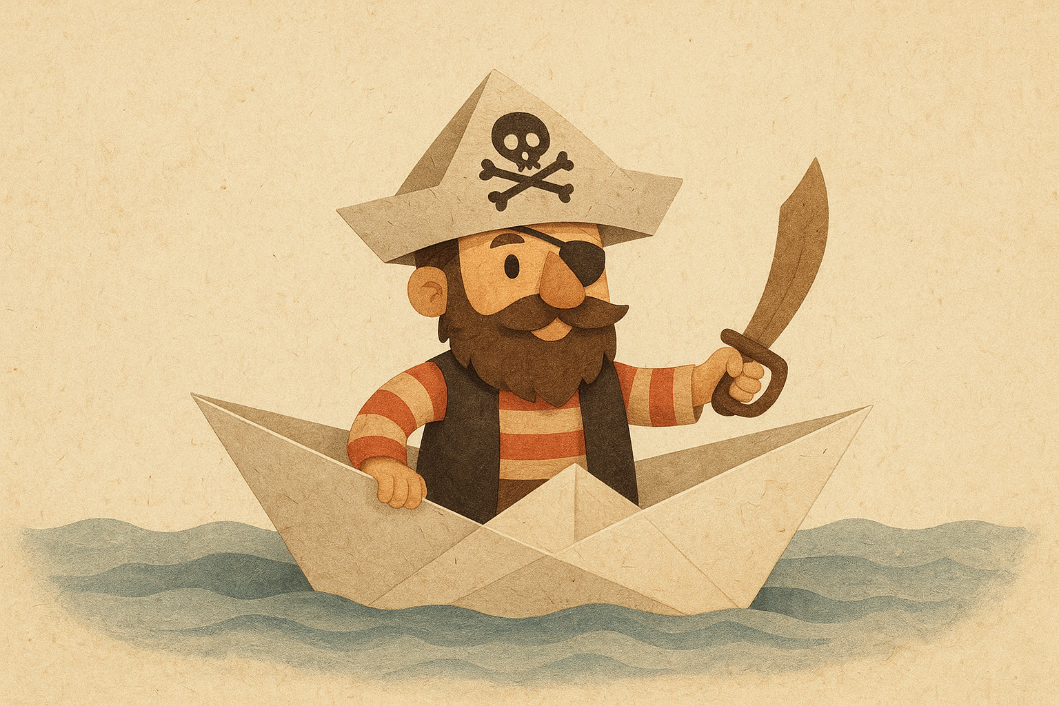 How to fold a pirate hat – and even a ship!