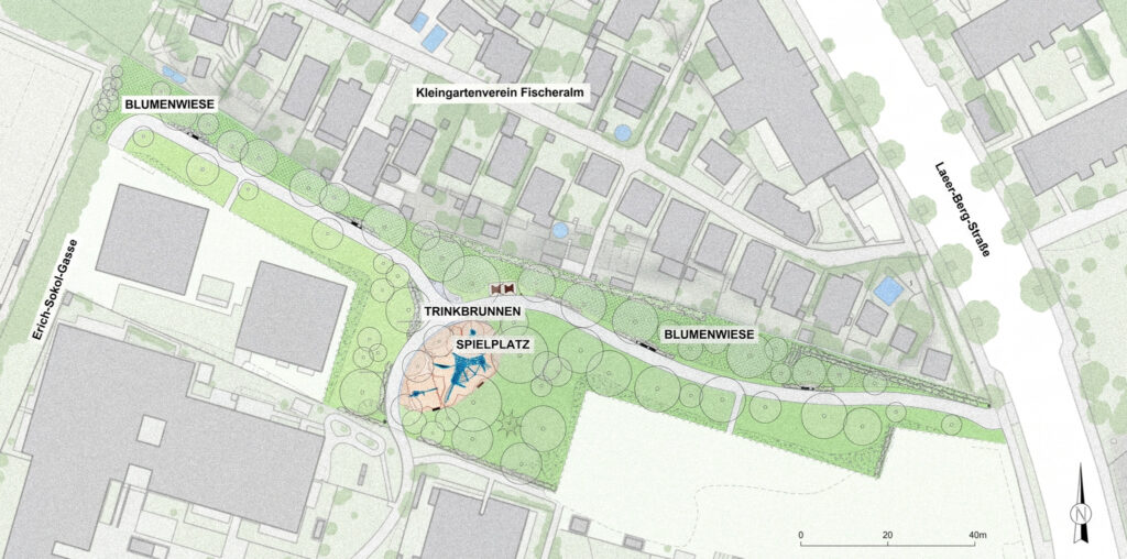 Overview map of Violapark and surrounding area